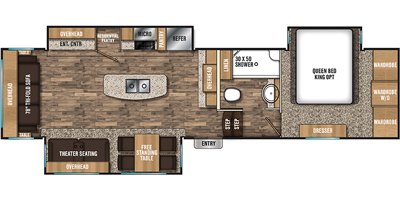 2018 Shasta Phoenix 336RL floorplan