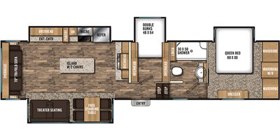 2018 Shasta Phoenix 360BH floorplan