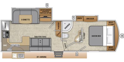 2018 Starcraft Telluride 289RKS floorplan