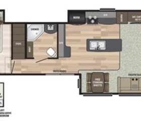 2019 Keystone Residence 40LOFT floorplan