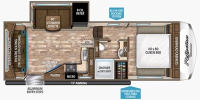 2019 Grand Design Reflection 150 Series 230RL floorplan