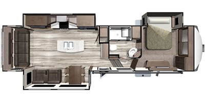 2019 Highland Ridge Silverstar SF314RLS floorplan