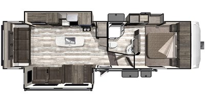 2019 Highland Ridge Silverstar Limited SF291RLS floorplan