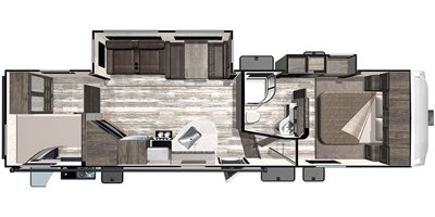 2019 Highland Ridge Silverstar Limited SF295BHS floorplan