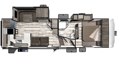 2019 Highland Ridge Silverstar Limited SF280RKS floorplan