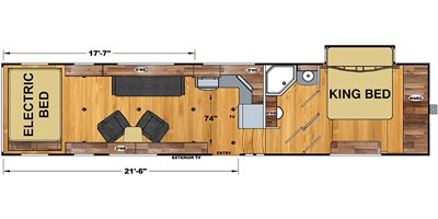 2019 eclipse iconic 5th wheel wide body 3422cl