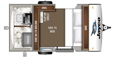 2019 Jayco Hummingbird 10RK floorplan