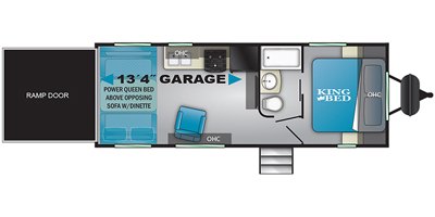 2019 Heartland Fuel 250 floorplan