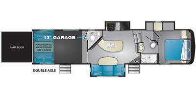 2019 Heartland Fuel 352 floorplan