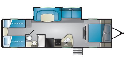 2019 Heartland Pioneer PI QB 300 floorplan