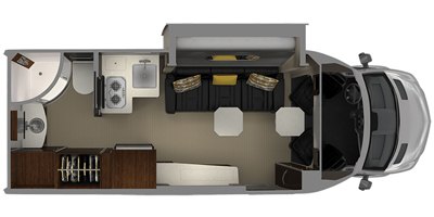 2019 Airstream Atlas Murphy Suite floorplan