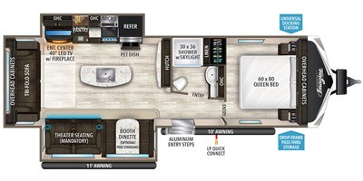 2019 Grand Design Imagine 2970RL floorplan