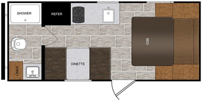 2019 Prime Time Manufacturing PTX 160FQ floorplan