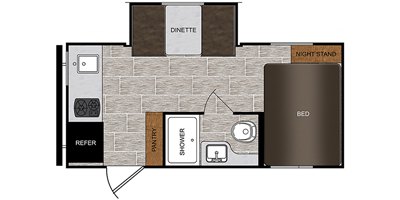 2019 Prime Time Manufacturing PTX 170RKS floorplan