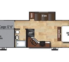 2019 Forest River Work and Play 30WQBS floorplan