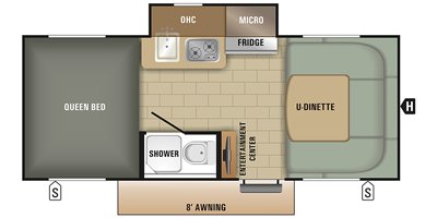 2019 Starcraft Satellite 16KS floorplan