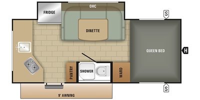 2019 Starcraft Satellite 18DS floorplan