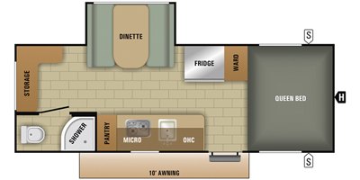 2019 Starcraft Satellite 18MK floorplan