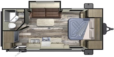 2019 Starcraft Autumn Ridge Outfitter 20FBS floorplan