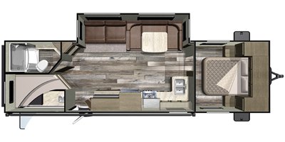 2019 Starcraft Mossy Oak Lite 283BH floorplan