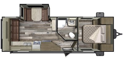 2019 Starcraft Mossy Oak 23RLS floorplan