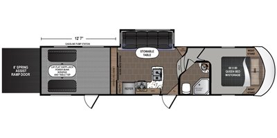 2019 Dutchmen Endurance 3456 floorplan