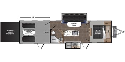 2019 Dutchmen Endurance 3706 floorplan