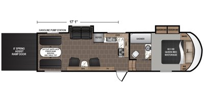 2019 Dutchmen Endurance 3006 floorplan