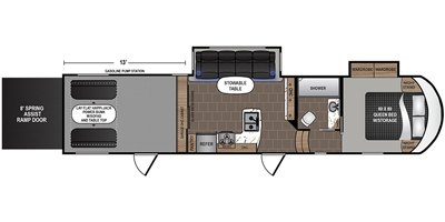 2019 Dutchmen Endurance 3506 floorplan