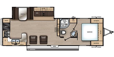 2019 Coachmen Catalina Legacy Edition 283RKS floorplan