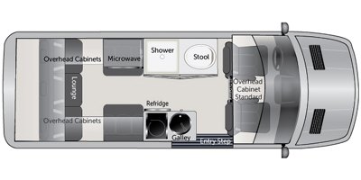 2019 American Coach American Patriot SD - Lounge floorplan