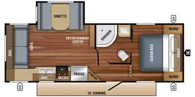 2019 Jayco Jay Flight SLX8 245RLSW floorplan