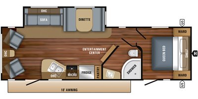 2019 Jayco Jay Flight SLX8 285RLSW floorplan