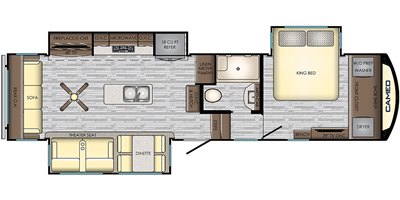 2019 CrossRoads Cameo CE3201RL floorplan