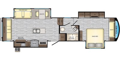 2019 CrossRoads Cameo CE3631RL floorplan