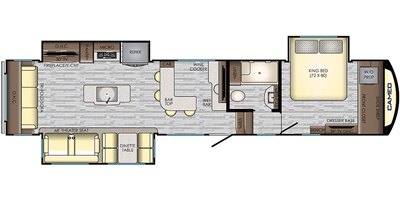 2019 CrossRoads Cameo CE3921BR floorplan