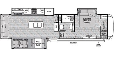 2019 Forest River Cedar Creek Silverback Edition 31IK floorplan