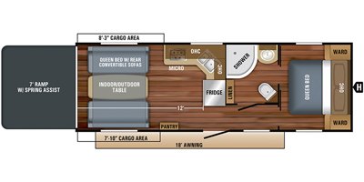 2019 Jayco Octane Super Lite 273 floorplan