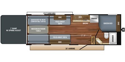 2019 Jayco Octane Super Lite 260 floorplan