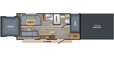 2019 Jayco Octane Super Lite 210 floorplan