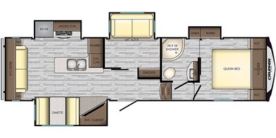 2019 CrossRoads Cruiser Aire CR30MD floorplan