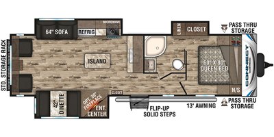 2019 KZ Connect C303RL floorplan