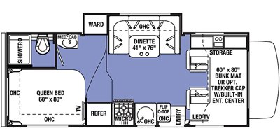 2019 Forest River Forester 2291S floorplan