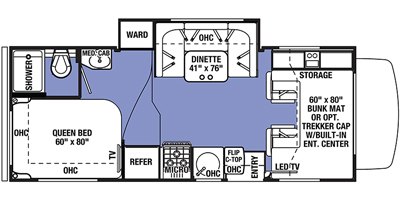 2019 Forest River Forester 2291S floorplan