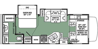 2019 Forest River Forester 2441DS floorplan