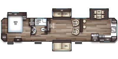 2019 forest river cherokee destination trailers 39cl