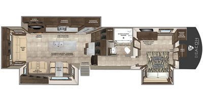 2019 Vanleigh RV Beacon 39RLB floorplan