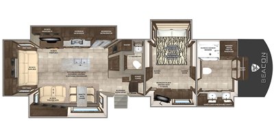 2019 Vanleigh RV Beacon 39FBB floorplan