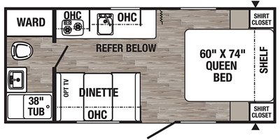 2019 Palomino Puma XLE Lite 18FBC floorplan