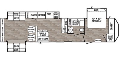 2019 Palomino Puma Destination 38DEN floorplan